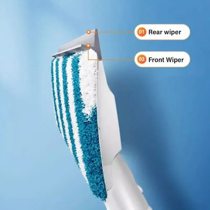 Mosrugs | CleanView 3-in-1 Window Wiper – Built-In Spray, Microfibre Cleaning & Streak-Free Shine
