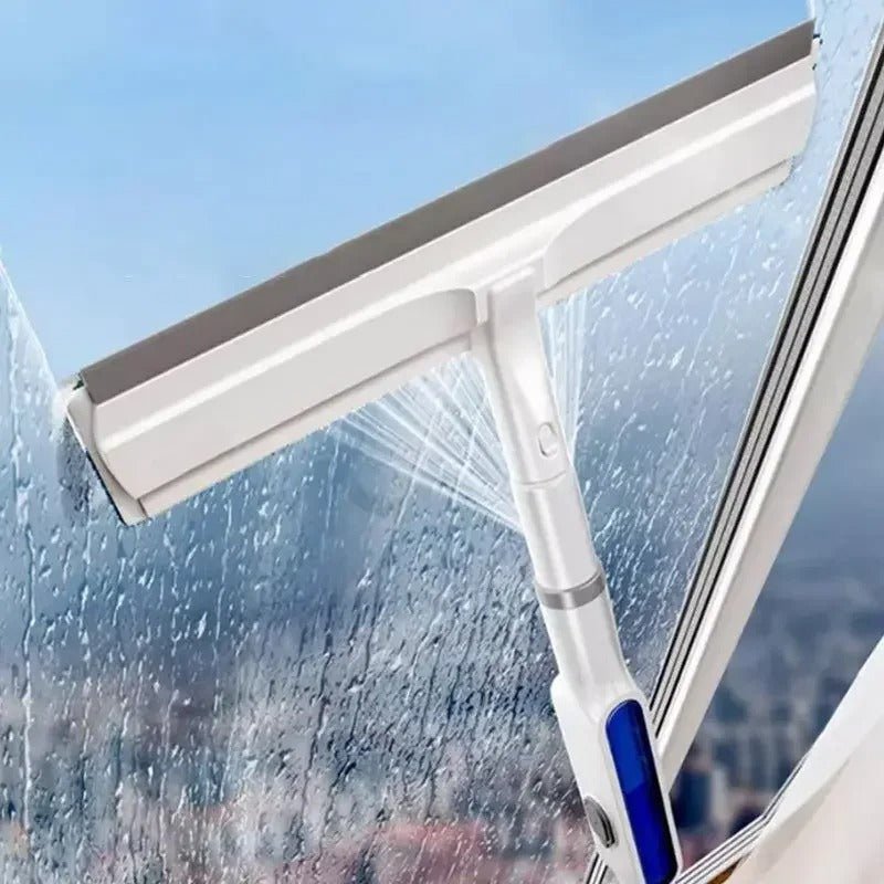 Mosrugs | CleanView 3-in-1 Window Wiper – Built-In Spray, Microfibre Cleaning & Streak-Free Shine