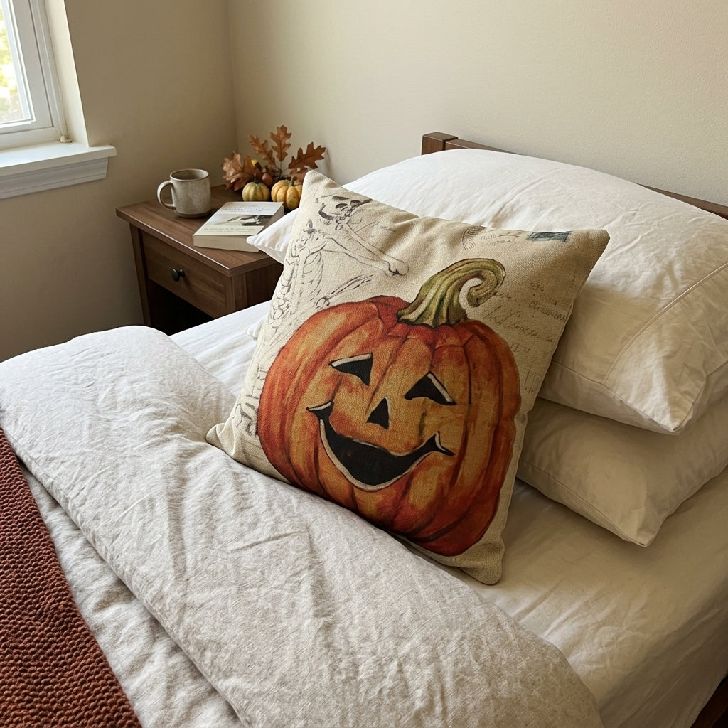 Pumpkin Scary Halloween Pillow Cases