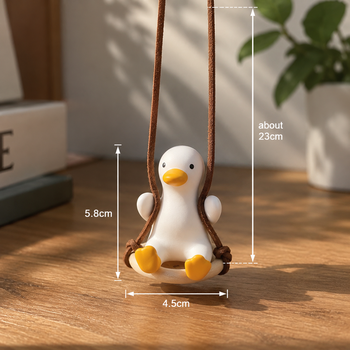 Swinging Duck Car Mirror Ornament