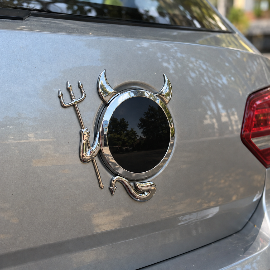 3D Funny Little Devil Demon Horns Sticker for Cars