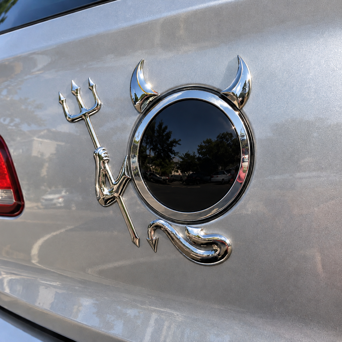 3D Funny Little Devil Demon Horns Sticker for Cars