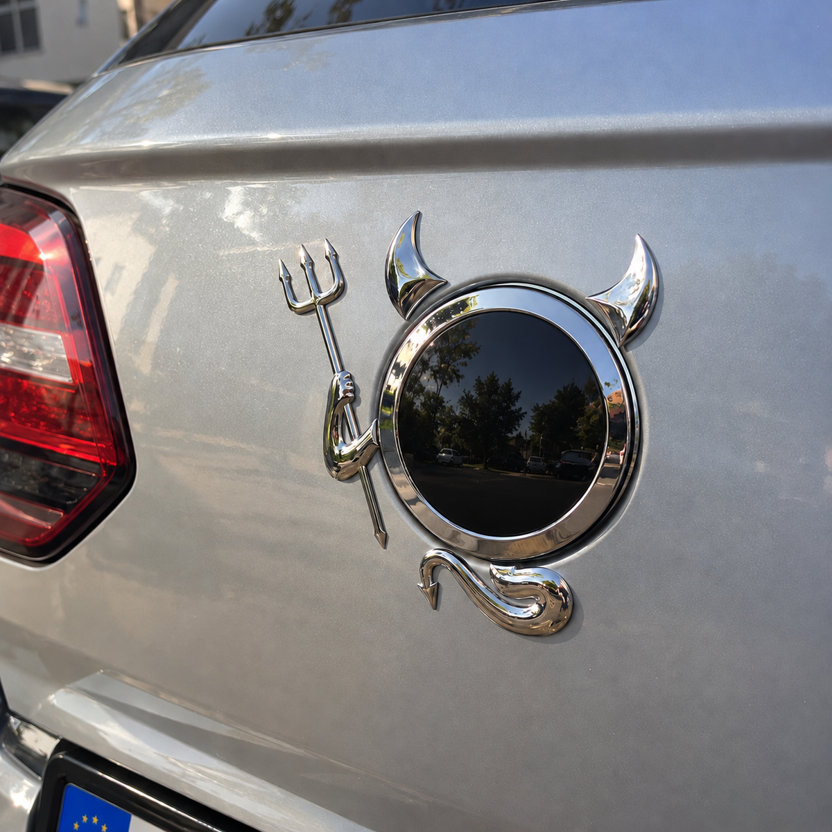 3D Funny Little Devil Demon Horns Sticker for Cars
