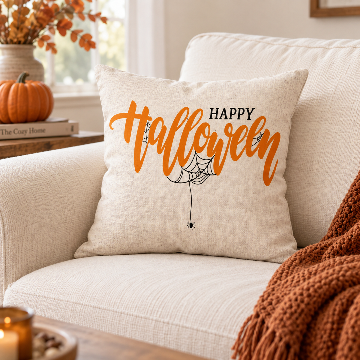 Harvest Season Fall Halloween Pillow Cases