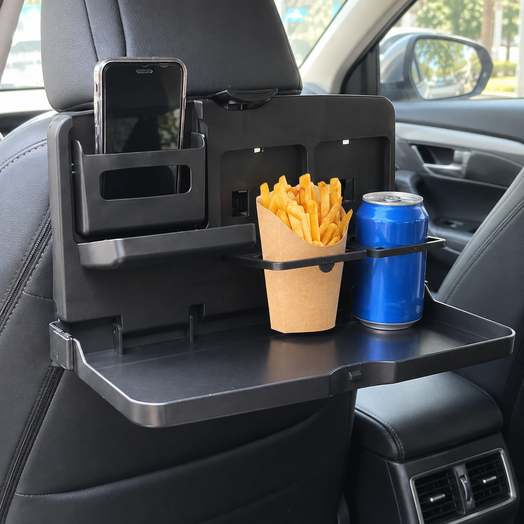 Foldable Car Back Seat Food Table