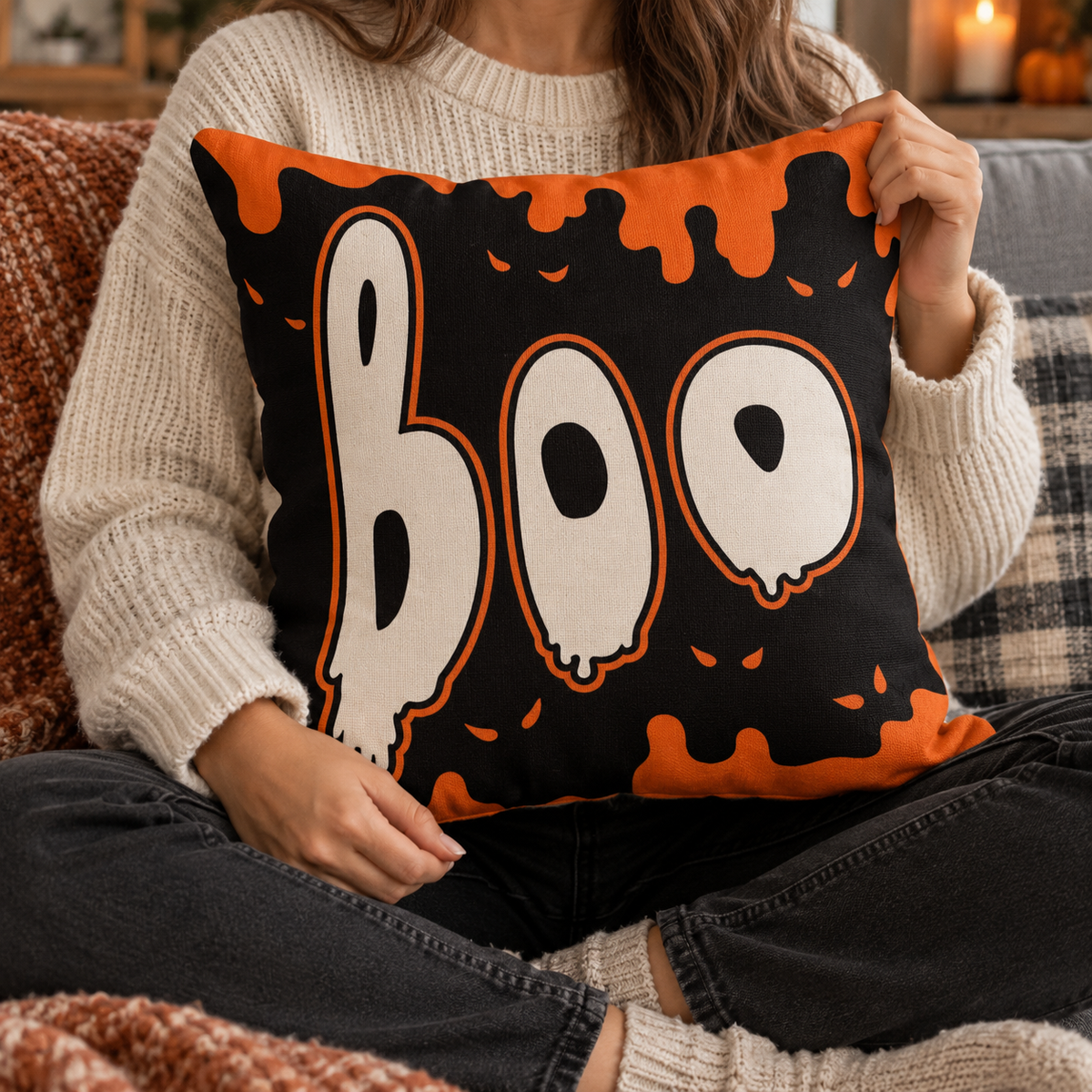 Harvest Season Fall Halloween Pillow Cases