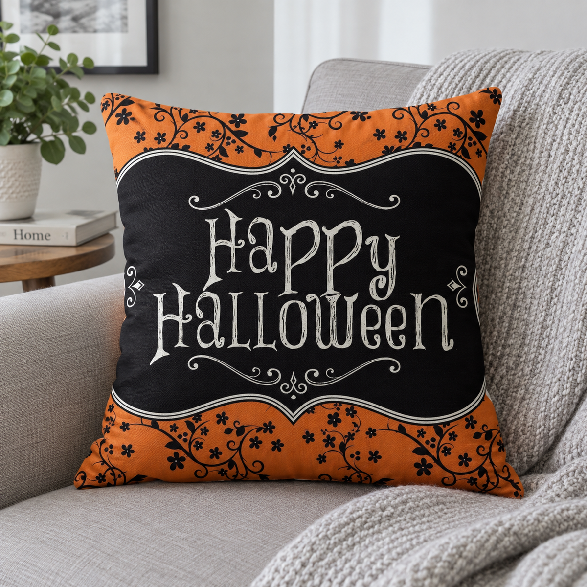 Scary House Halloween Pillow Cases