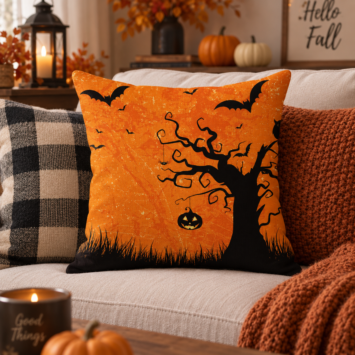 Ghost Scary Soft Halloween Pillow Cases