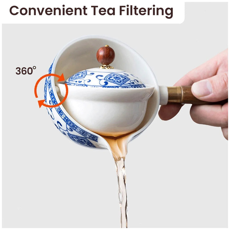 Mosrugs | Porcelain Gongfu Tea Set – Timeless Elegance, Perfect Tea Experience