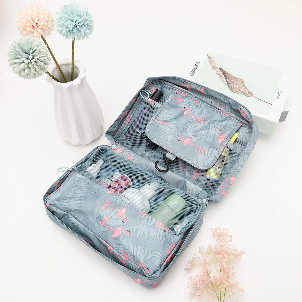 Mosrugs | TravelEase –  Water-Resistant Travel Toiletry Bag with Hanging Hook