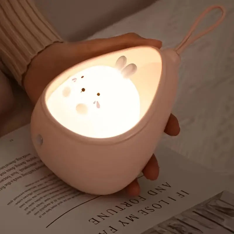Mosrugs | PurrLight – Cute Animal Night Light LED Bedside Lamp for Kids