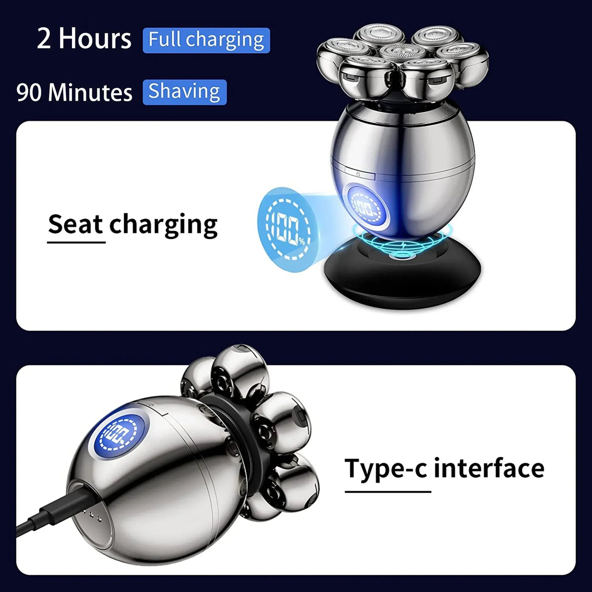 Mosrugs | FlexiShave Pro – 7D Electric Razor for Smooth & Irritation-Free Shaving