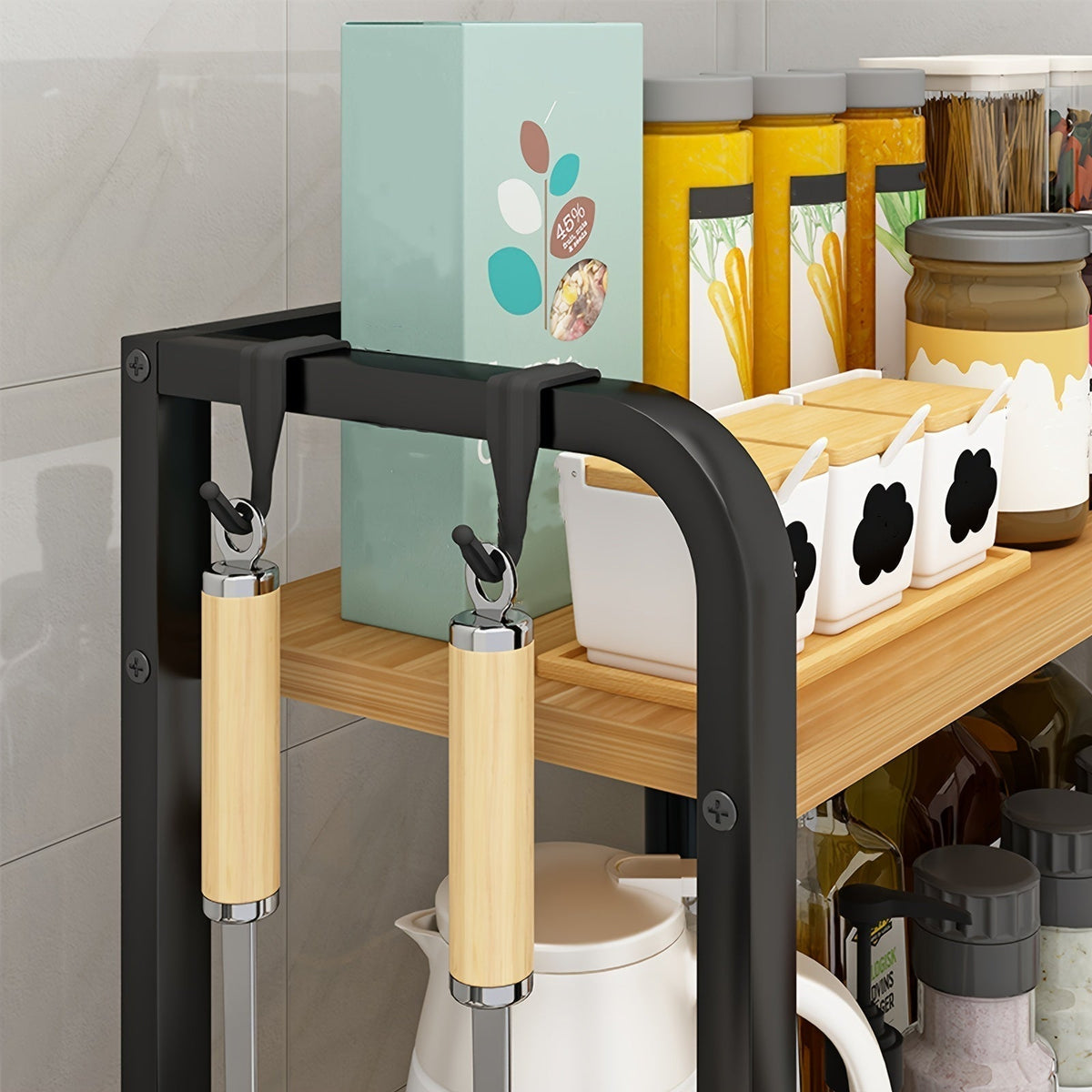 Mosrugs | Mara Stainless Steel Kitchen Storage Rack – Compact, Stylish & Durable