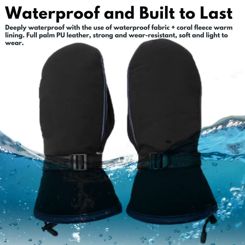 Mosrugs | Electric Heating Gloves | Dual-Sided, 10,000 mAh USB Rechargeable | Waterproof Skiing & Motorcycle