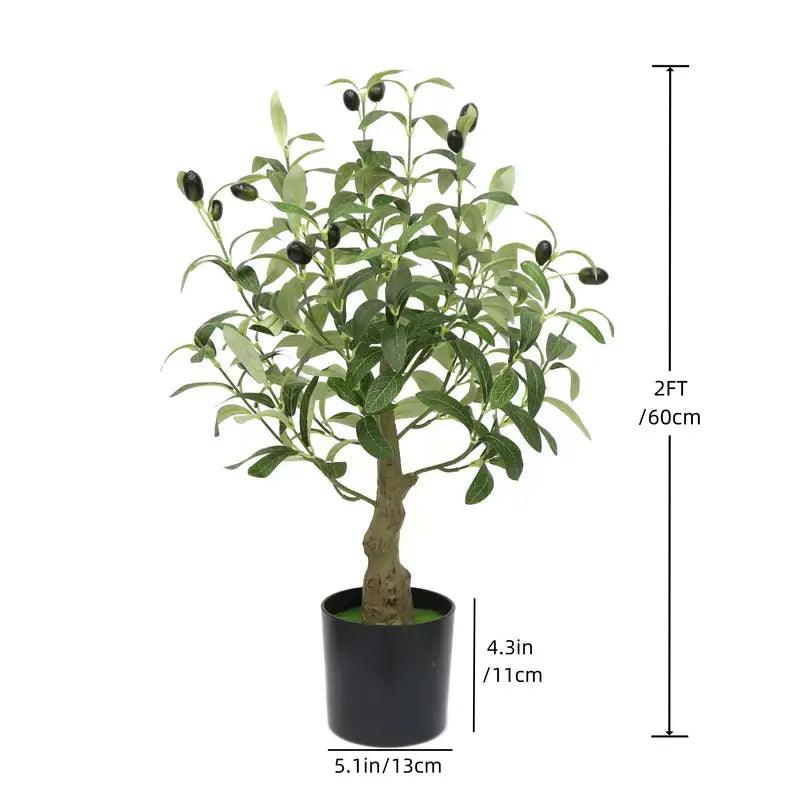Mosrugs | OlivaLeaf - Lifelike Olive Tree Decoration