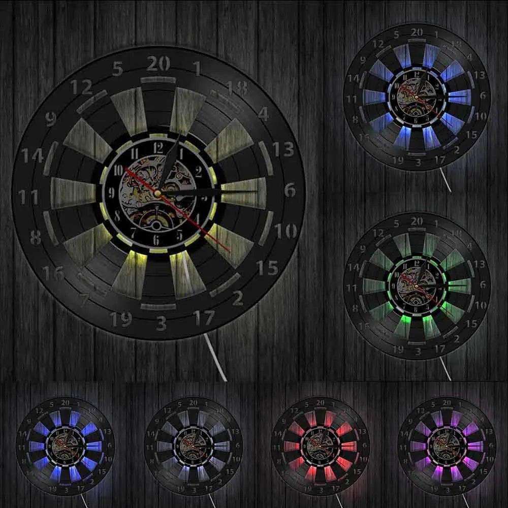 Mosrugs | DartTime - Elegant Vinyl Clock
