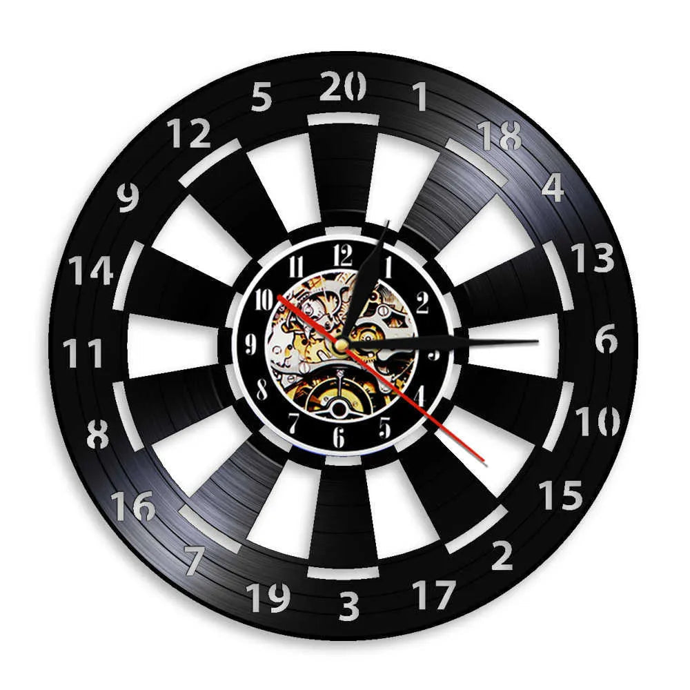 Mosrugs | DartTime - Elegant Vinyl Clock