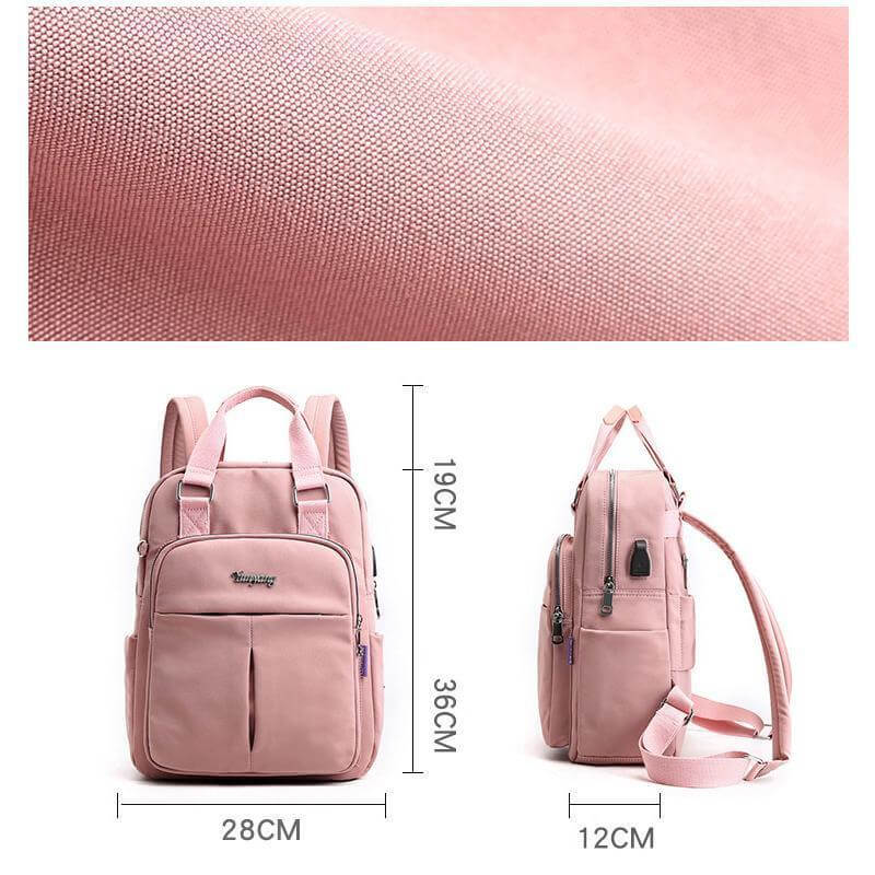 Mosrugs | Waterproof Multifunction Backpack – Durable Travel, Work & School Bag with USB Charging Port