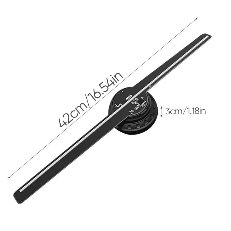 Mosrugs | 3D Hologram LED Fan Projector – High-Resolution Visual Display for Home, Business & Events