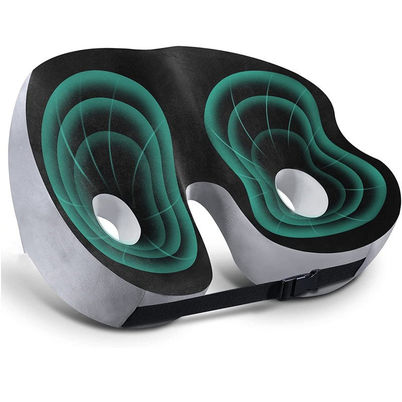 Mosrugs | Adjustable Memory Foam Sit Bone Relief Seat Cushion