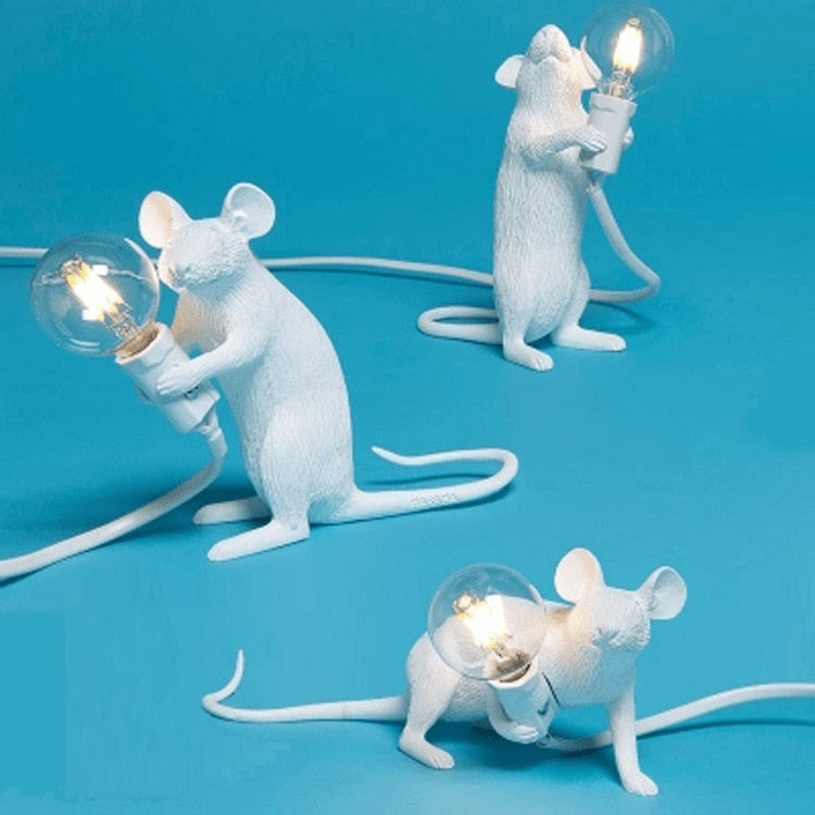 Mosrugs | Doctor Mousey – Original Designer Mouse Lamp for Tabletop or Shelf
