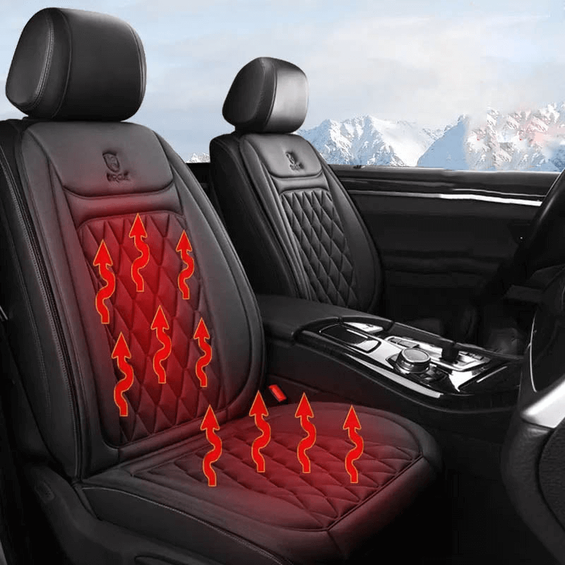 Mosrugs | Heated Car Seat Cover | Adjustable Temperature Control 30℃-65℃ for Cars, Trucks & Home Use