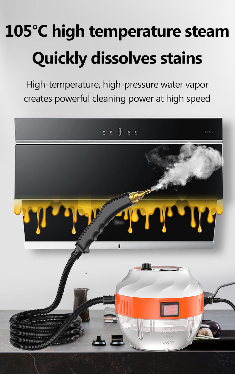 Mosrugs | 2800W High-Pressure Steam Cleaner – Powerful Home & Car Cleaning Device
