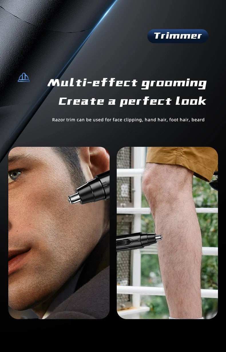 Mosrugs | Rechargeable Nose & Ear Hair Trimmer for Men and Women – Pain-Free Precision Grooming Tool