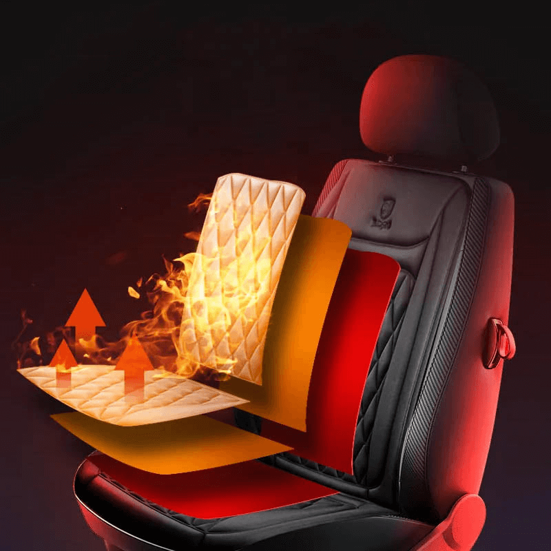 Mosrugs | Heated Car Seat Cover | Adjustable Temperature Control 30℃-65℃ for Cars, Trucks & Home Use
