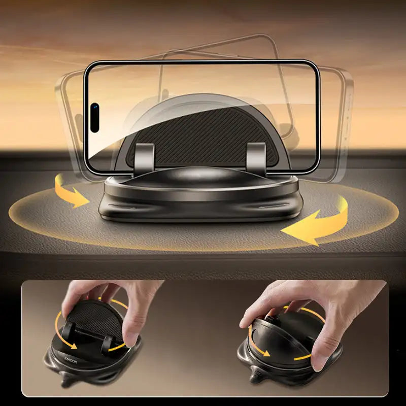 Mosrugs | 360° Rotating Car Phone Mounts | Phone Holders Adjustable Dashboard & Air Vent Mount for Smartphones, Ideal for Safe Driving and Navigation