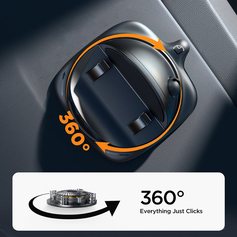 Mosrugs | 360° Rotating Car Phone Mounts | Phone Holders Adjustable Dashboard & Air Vent Mount for Smartphones, Ideal for Safe Driving and Navigation