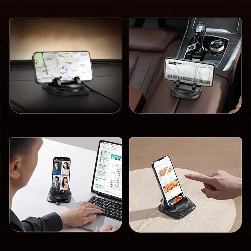 Mosrugs | 360° RotateX – Universal Rotating Car Phone Holder | Secure & Adjustable Mount for All Smartphones