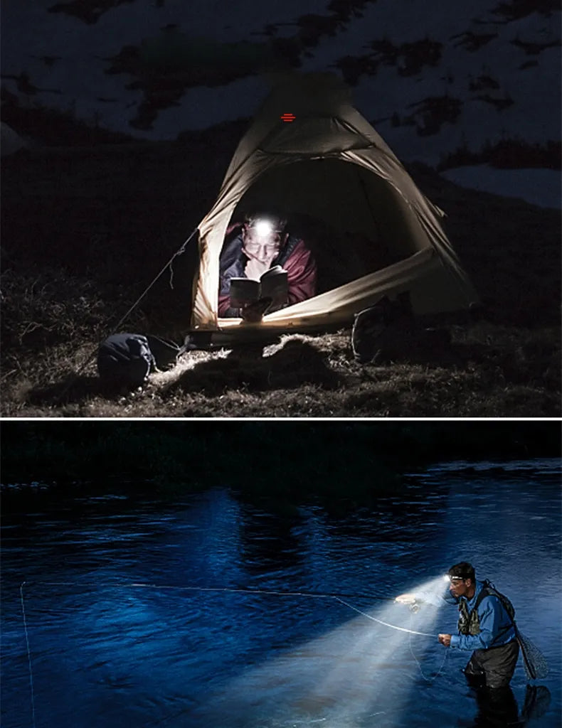 Mosrugs | Powerful Waterproof LED Headlamp with Zoom & Rechargeable Battery – Outdoor Adventure Light