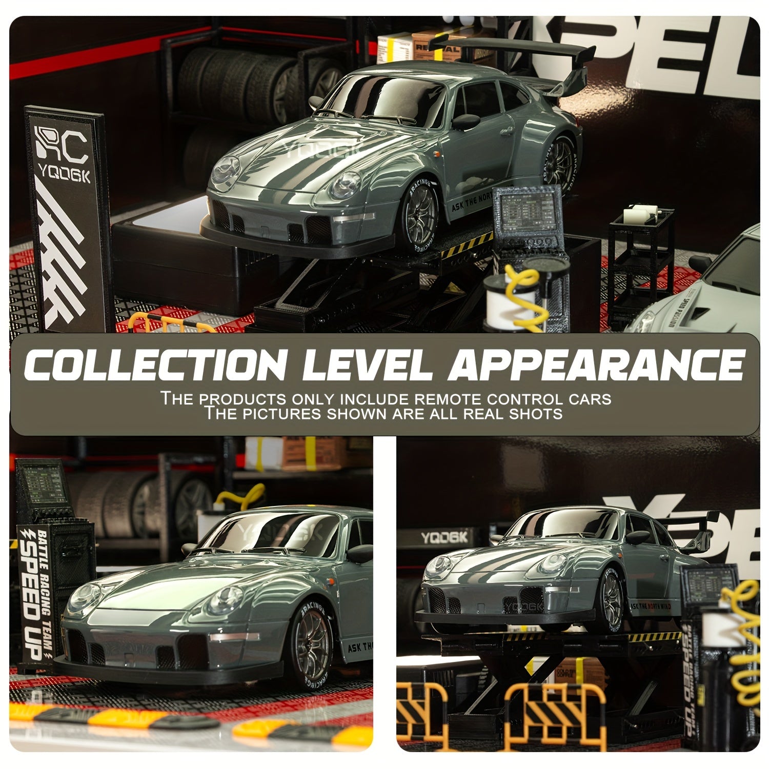 Mosrugs | 1:24 RC Drift Car | 4WD, LED Wheels & USB Rechargeable for Indoor and Outdoor Racing Fun