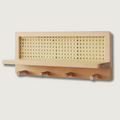 Mosrugs | HookShelf - Wooden Shelf with Hooks
