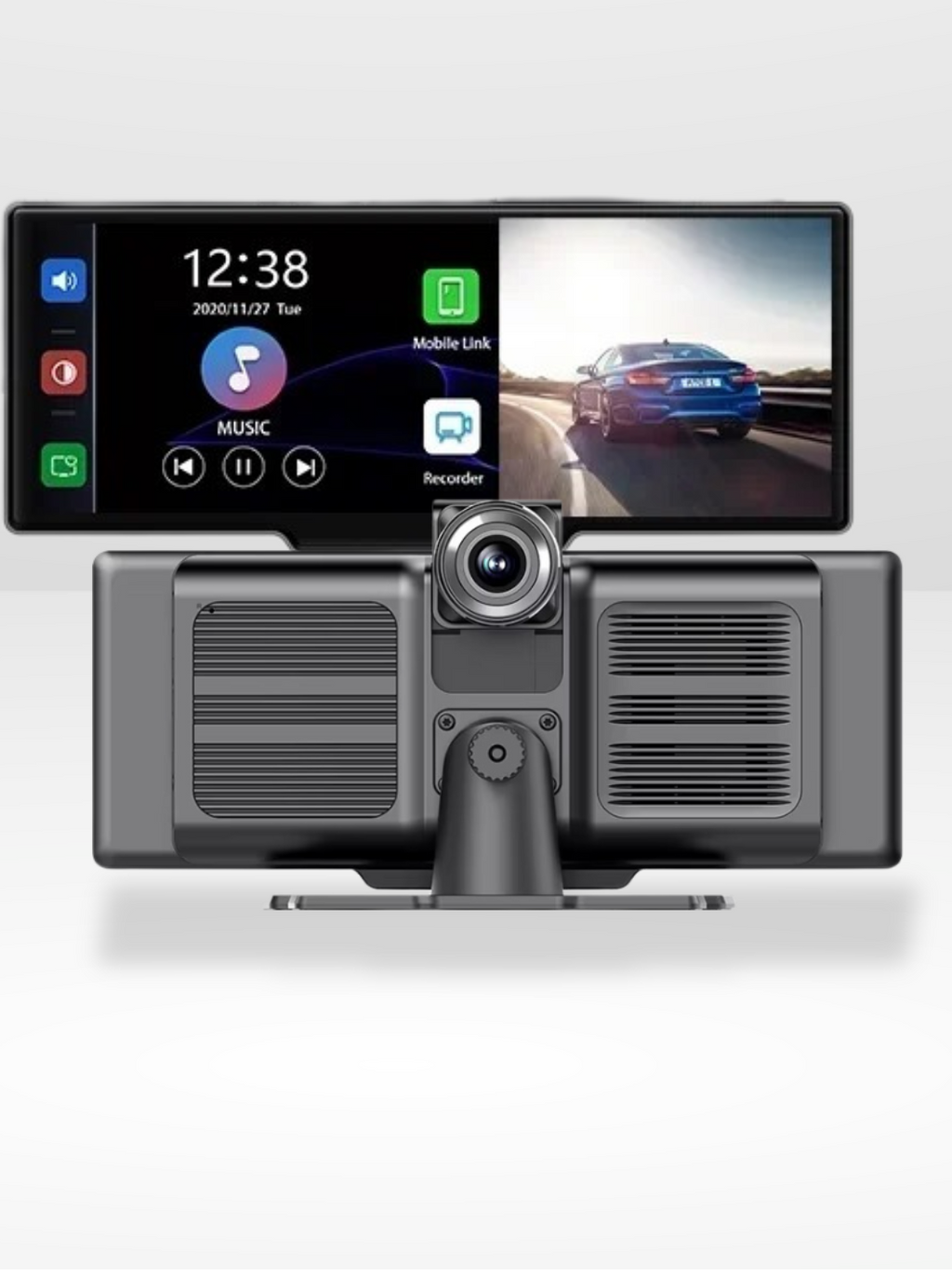 Mosrugs | Wireless CarPlay Screen with Built-in 4K Dashcam & Optional Rear Camera – 10.26" IPS Display