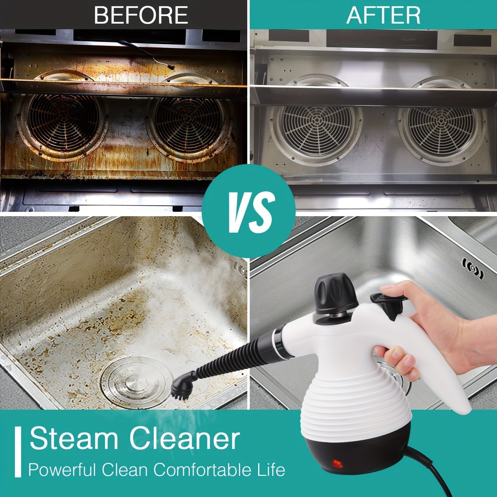 Mosrugs | Cleanova 1200W Handheld Steam Cleaner