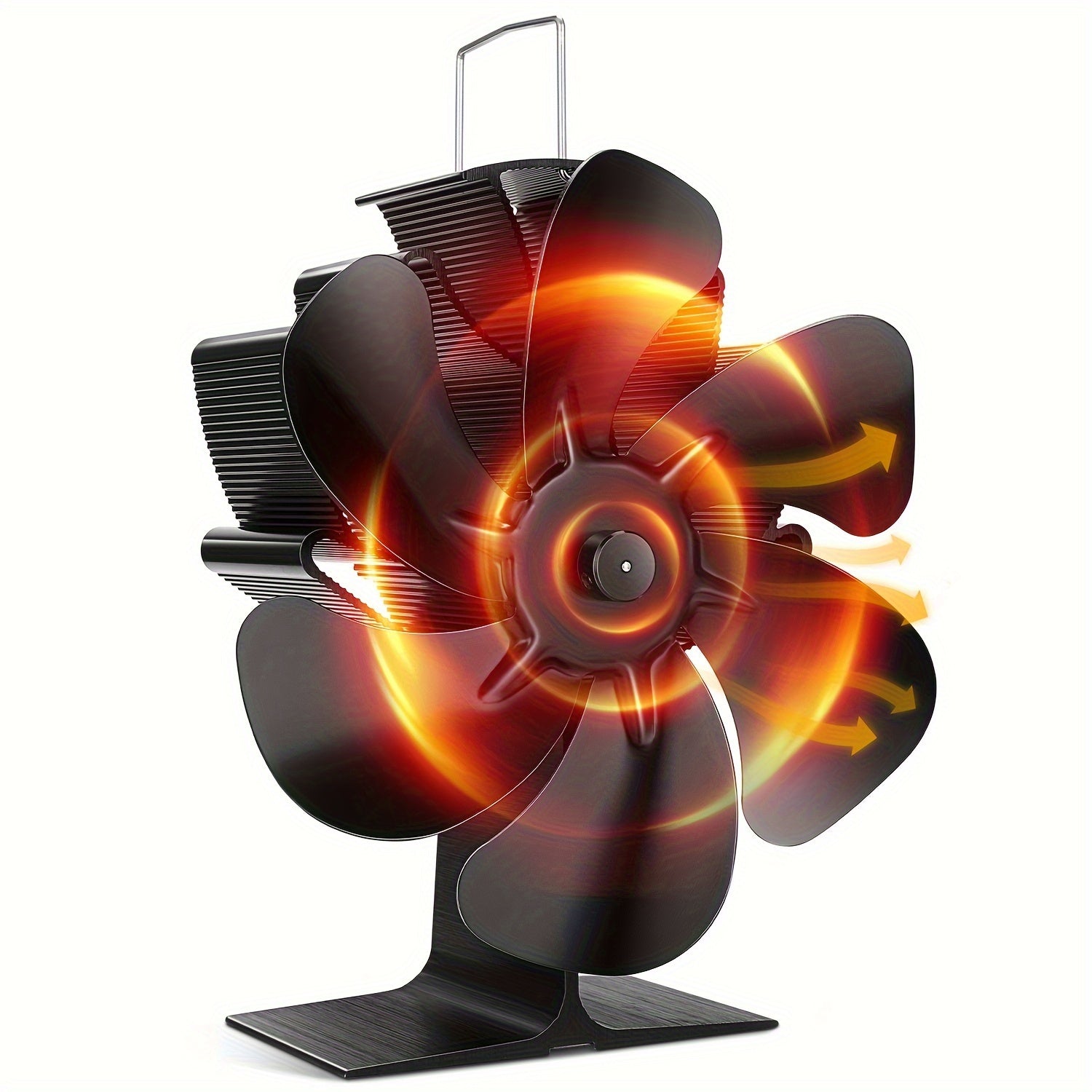 Mosrugs | ThermoBreeze | Heat Powered Stove Fan – Silent Operation, No Electricity, Efficient Heat Distribution
