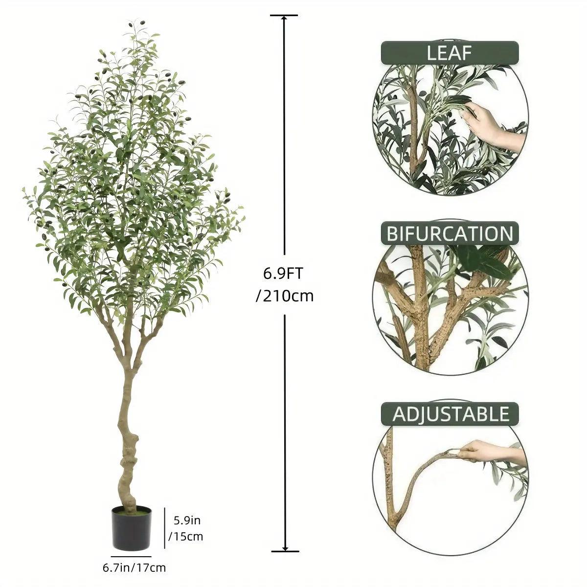Mosrugs | OlivaLeaf - Lifelike Olive Tree Decoration