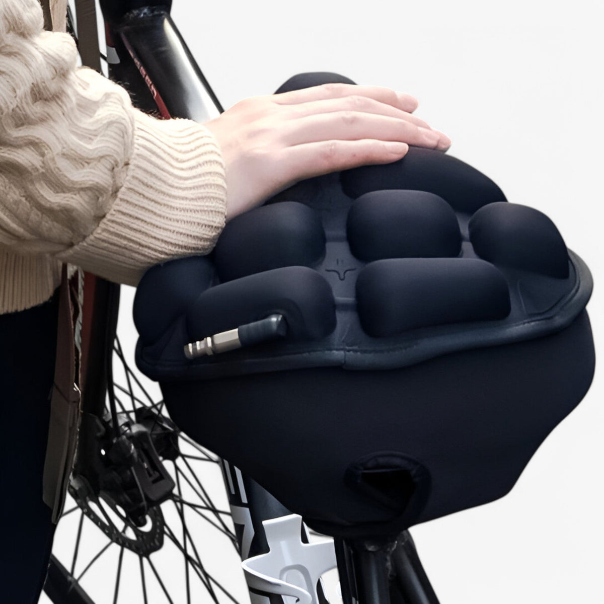 Mosrugs | AirSeat | Shock-Absorbing, Sweat-Free & Ultra-Comfortable Bike Seat Cushion