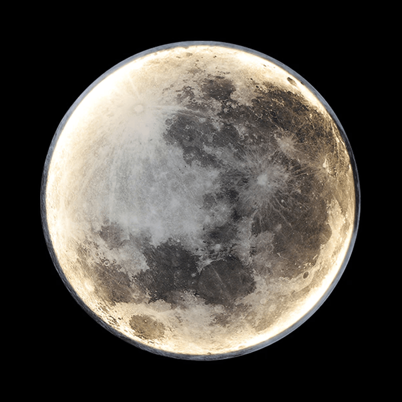 Mosrugs | LunaGlow – Adjustable Moon Wall Light with LED Ambience