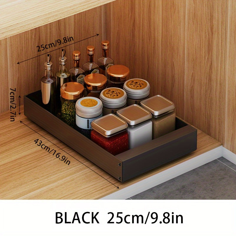 Mosrugs | Lina Pull-Out Kitchen Cabinet Organiser – Space-Saving Sliding Pantry Storage Rack