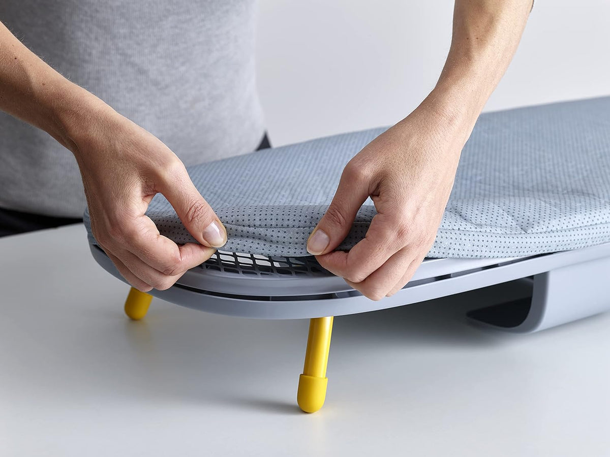 Mosrugs | Givera Foldable Ironing Board – Compact Space-Saving Design with Non-Slip Legs and Steam-Absorbent Cover