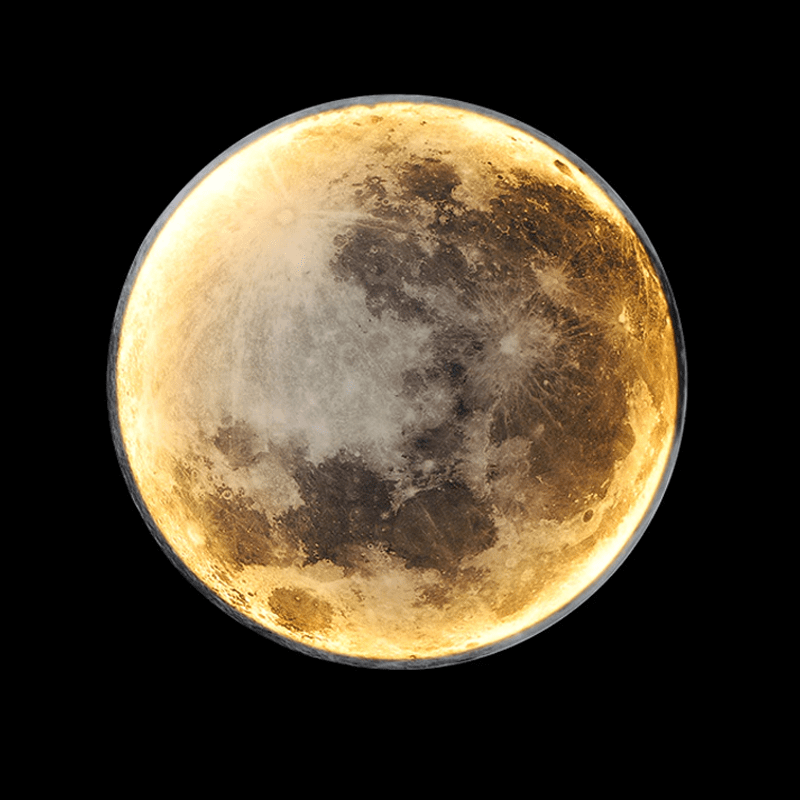 Mosrugs | LunaGlow – Adjustable Moon Wall Light with LED Ambience