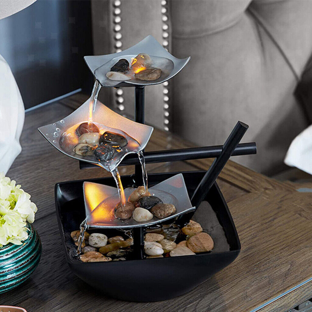 Mosrugs | LeafFlow – Elegant Indoor Fountain with Leaf Design and Gentle Water Flow