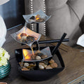 Mosrugs | LeafFlow – Elegant Indoor Fountain with Leaf Design and Gentle Water Flow