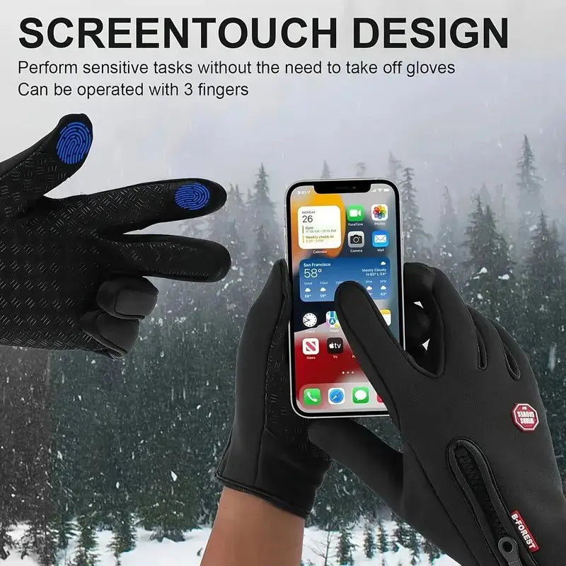Mosrugs | Heat Retaining Thermal Warming Gloves for Cycling, Skiing & Outdoor Sports