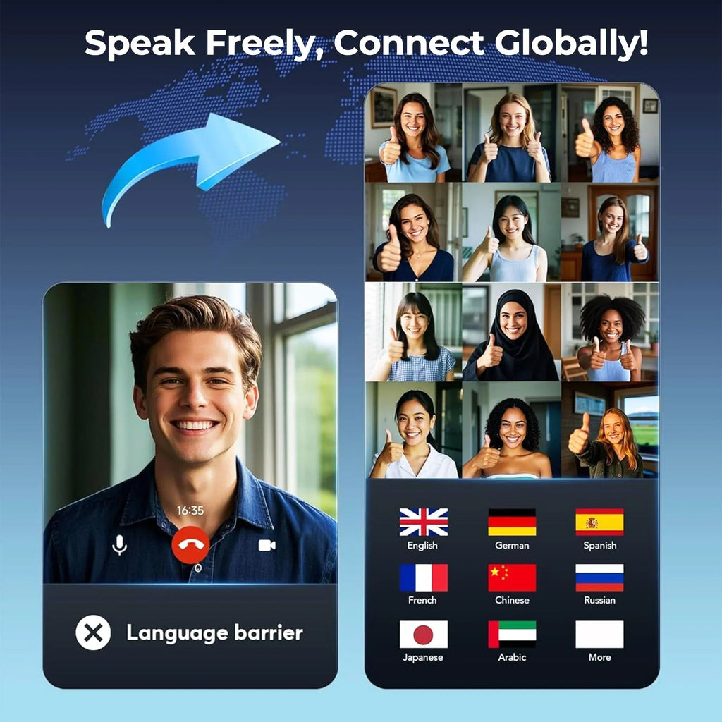 Mosrugs | Smart AI Translation Earbuds – 144 Language Translator