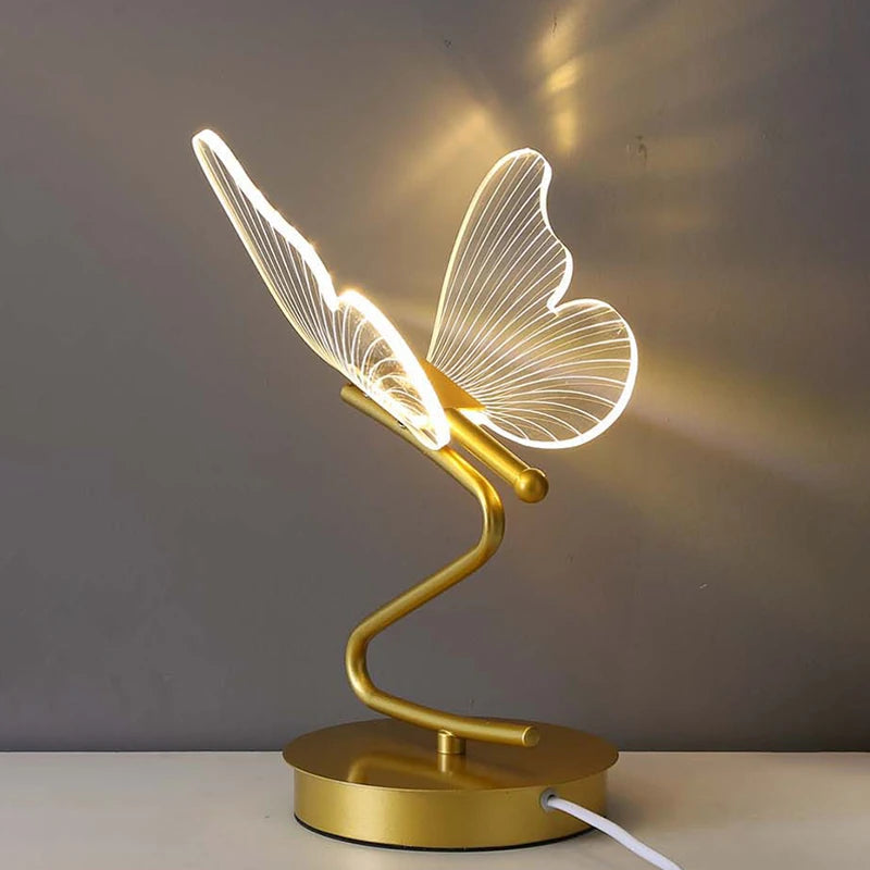 Mosrugs | Luxury Butterfly Table Lamp – Elegant LED Mood Lighting for Home & Office