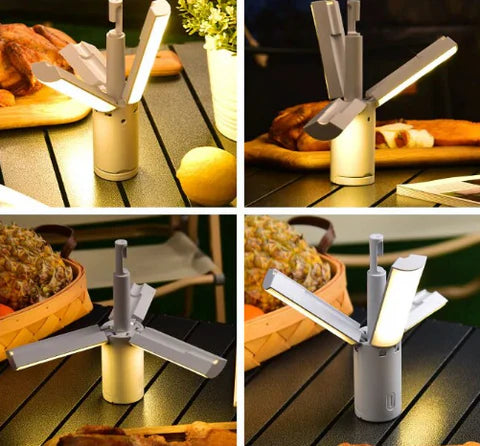 Mosrugs | All-in-One Camping Lamp | Rechargeable Outdoor Light with Adjustable Brightness & Long Battery Life